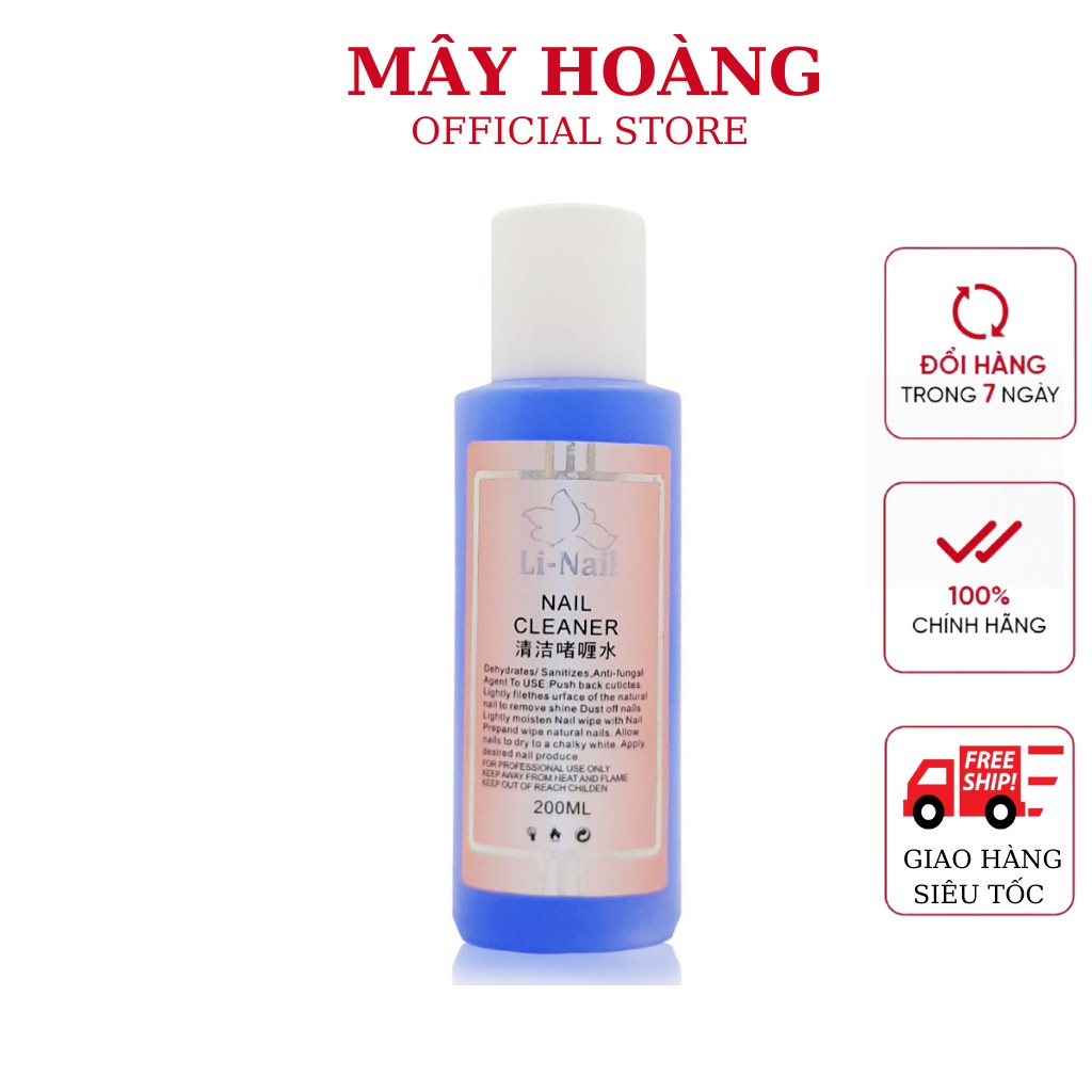 Nước lau gel, nước rửa cọ linail