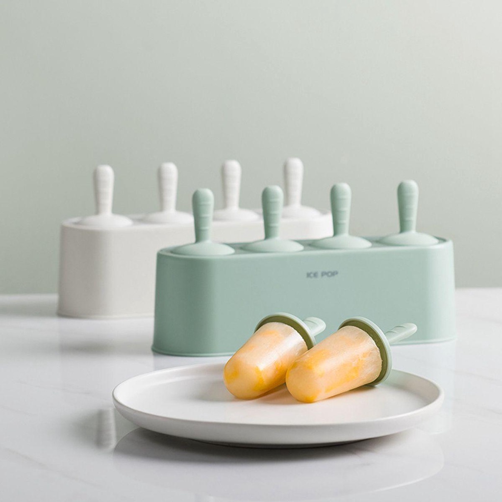 Khuôn Silicone Làm Kem Que Sử Dụng Nhiều Lần