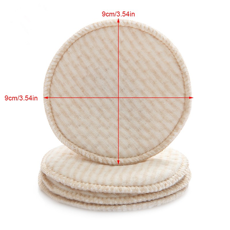 Set 4 mút đệm ngực chống tràn sữa cho mẹ chất liệu cotton pha