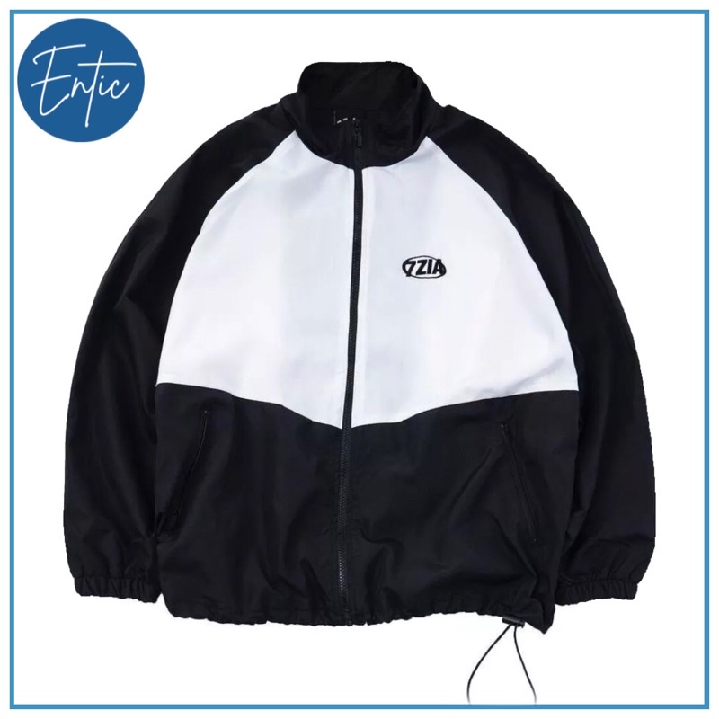 [ Kèm video] Áo Khoác Jackets Dù Mặc Cặp Form Rộng Chữ 7ZIA 2022- Chống Nắng Phong Cách Đường Phố