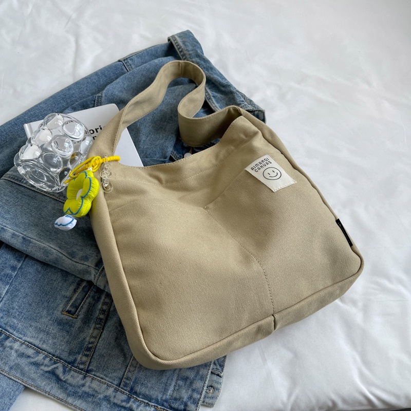 Túi Đeo Vai Vải canvas Cỡ Lớn Dễ Phối Đồ Thời Trang Cho Nữ