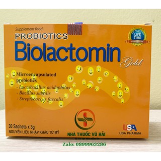 Cốm biolactomin gold bổ xung các lợi khuẩn ,vitamin và khoáng chất cho cơ thể .