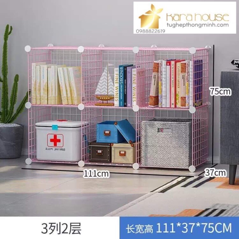 [BÁN THEO TẤM]Lưới sắt thép lắp ghép đa năng làm giá để sách, đồ chơi, decor, trang trí nhà, đồ gia dụng  Size 35x 35cm