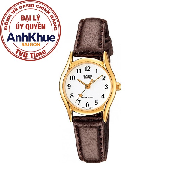 Đồng hồ nữ dây da Casio chính hãng Anh Khuê LTP-1094Q-7B4RDF (23mm)