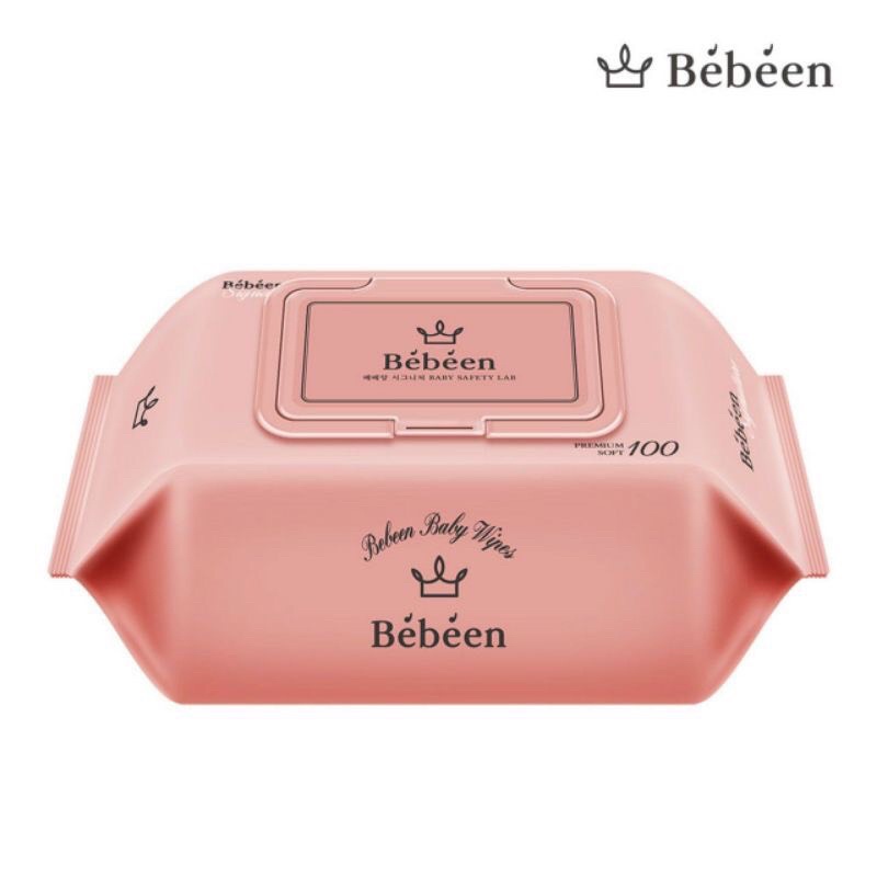 [CHÍNH HÃNG 100%] Khăn giấy ướt Bebeen Hàn Quốc màu xanh và hồng, không hoá chất, không mùi không cồn cho bé từ sơ sinh