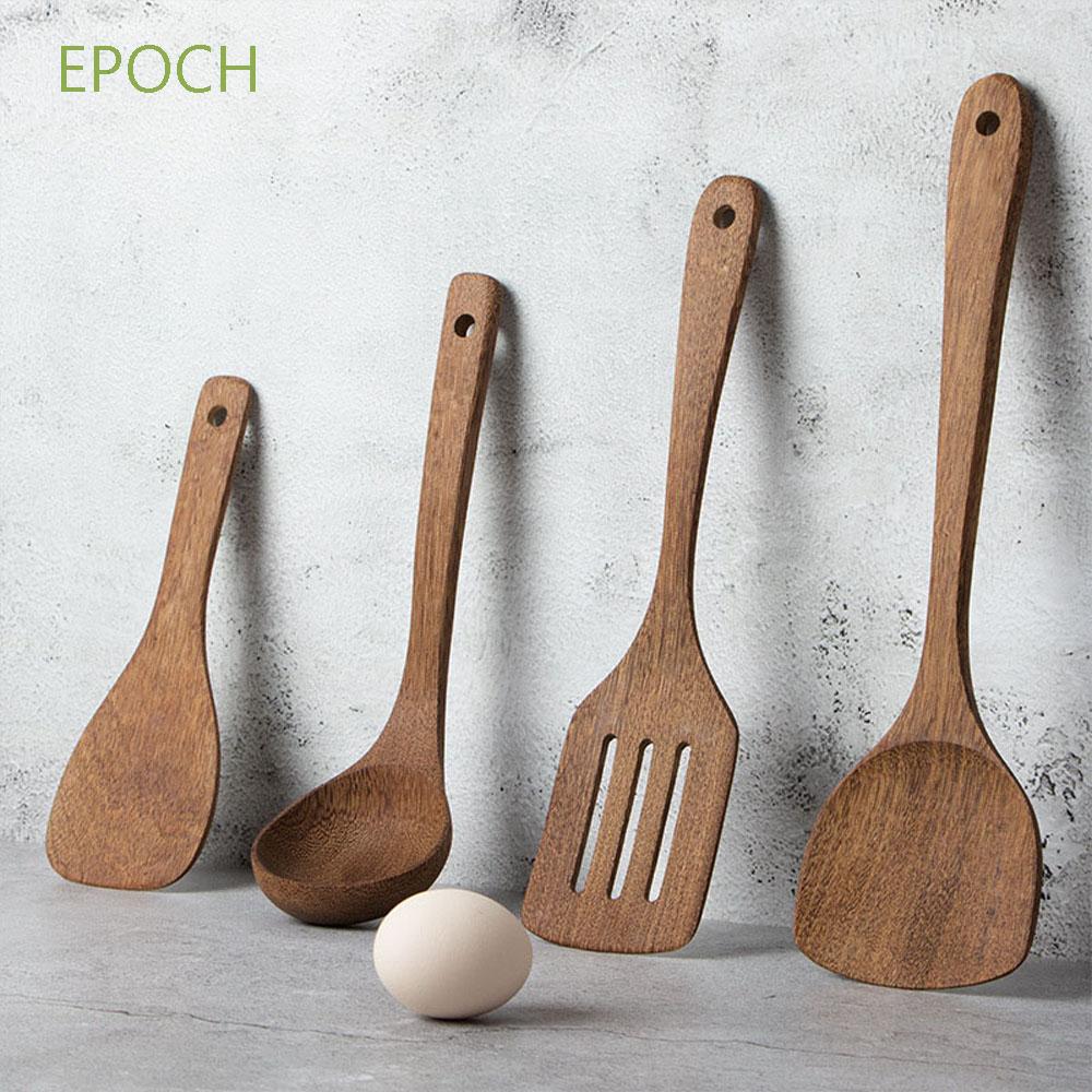 Muỗng nấu ăn nhà bếp bằng gỗ an toàn chất lượng cao
