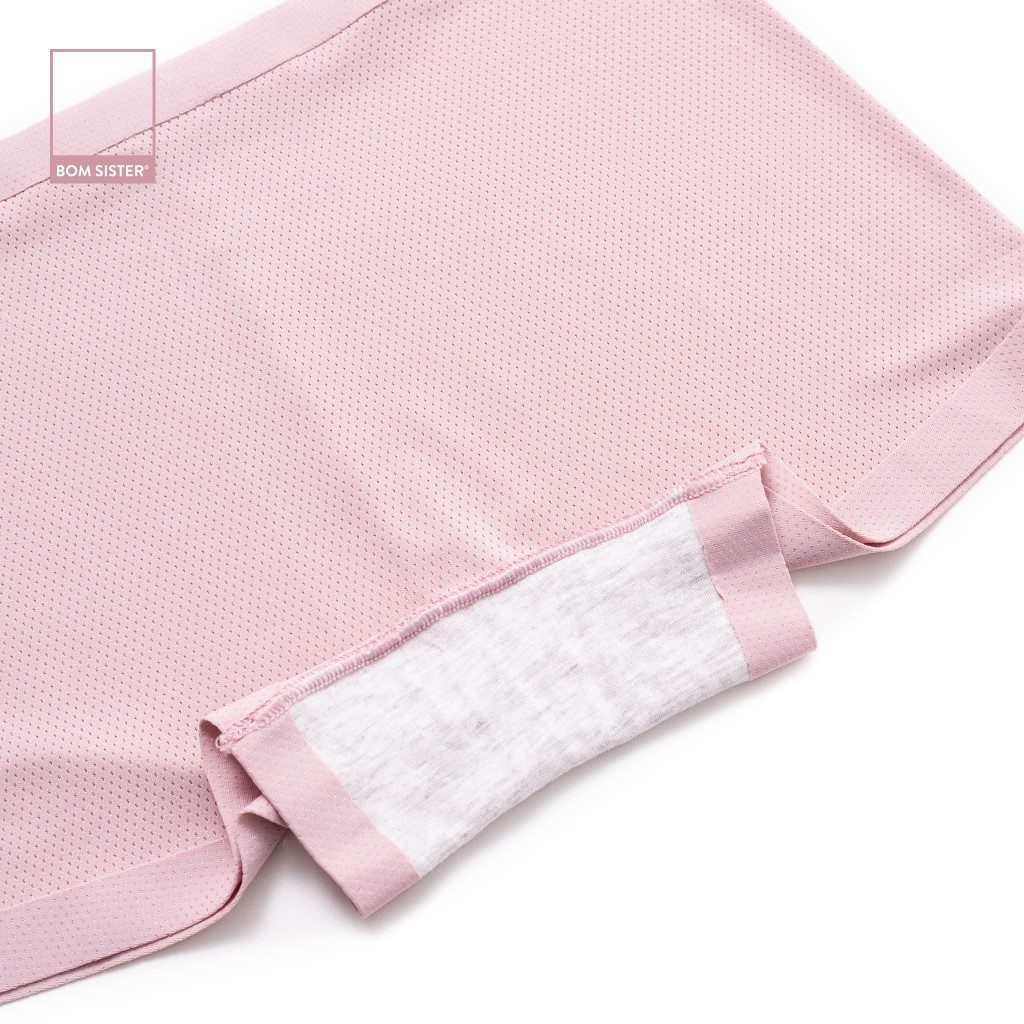 [Mã FARSBR99A giảm 10% đơn 99K] Quần đùi chống lộ chất su thông hơi ép viền màu trơn BOM SISTER QD412 | BigBuy360 - bigbuy360.vn
