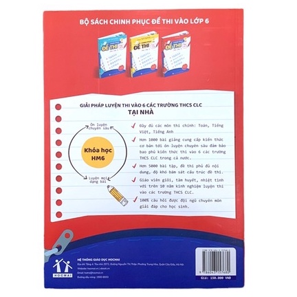 Sách - Chinh phục đề thi vào lớp 6 môn Tiếng Anh.