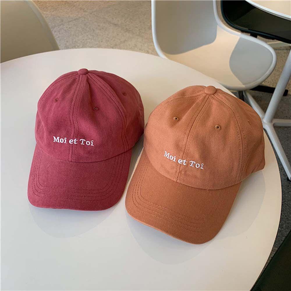 Mũ Lưỡi Trai Thêu Chữ Đơn Giản Phong Cách Hiphop Cho Nam