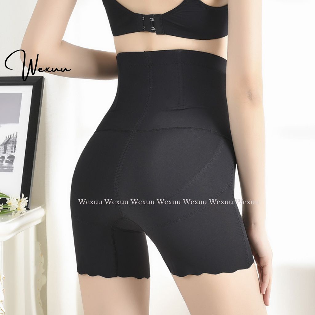 Quần lót cạp cao gen bụng Wexuu có thanh nẹp định hình eo thon gọn tôn dáng - GB18