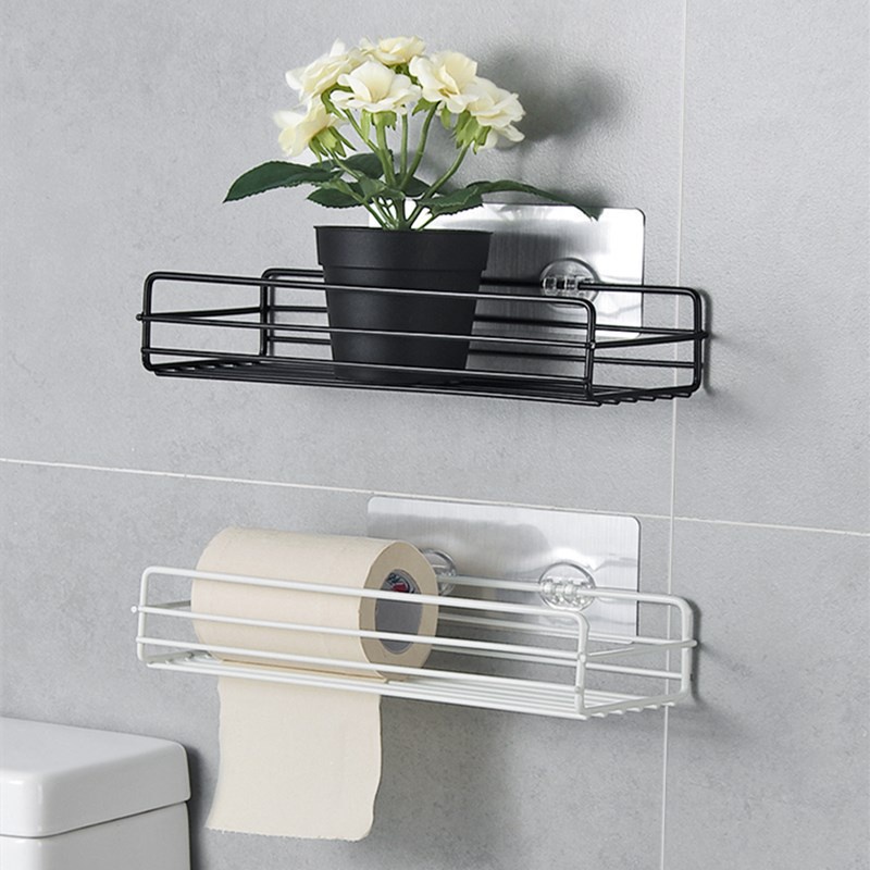 Giá treo tường đựng đồ dùng nhà tắm bằng sắt tiện dụng