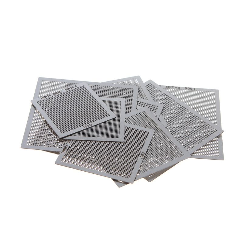 Bộ 10 Khuôn Dập Chip IC BGA Chuyên Dụng Cho Sửa Chữa Máy Tính