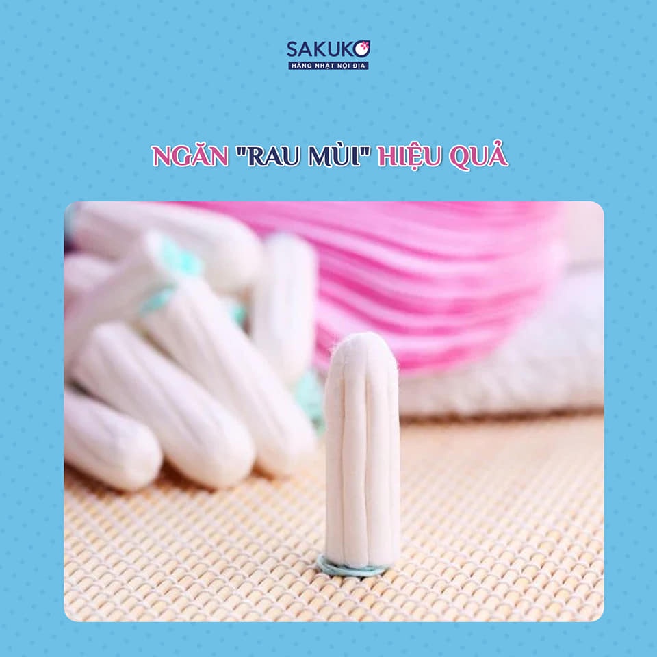 Băng Vệ Sinh TamPon Compact UNICHARM Nhỏ Gọn Ngày Thường Nội Địa Nhật Bản 8 Chiếc BVS - SAKUKO