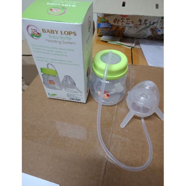 Bình hút sữa rảnh tay 180ml ge