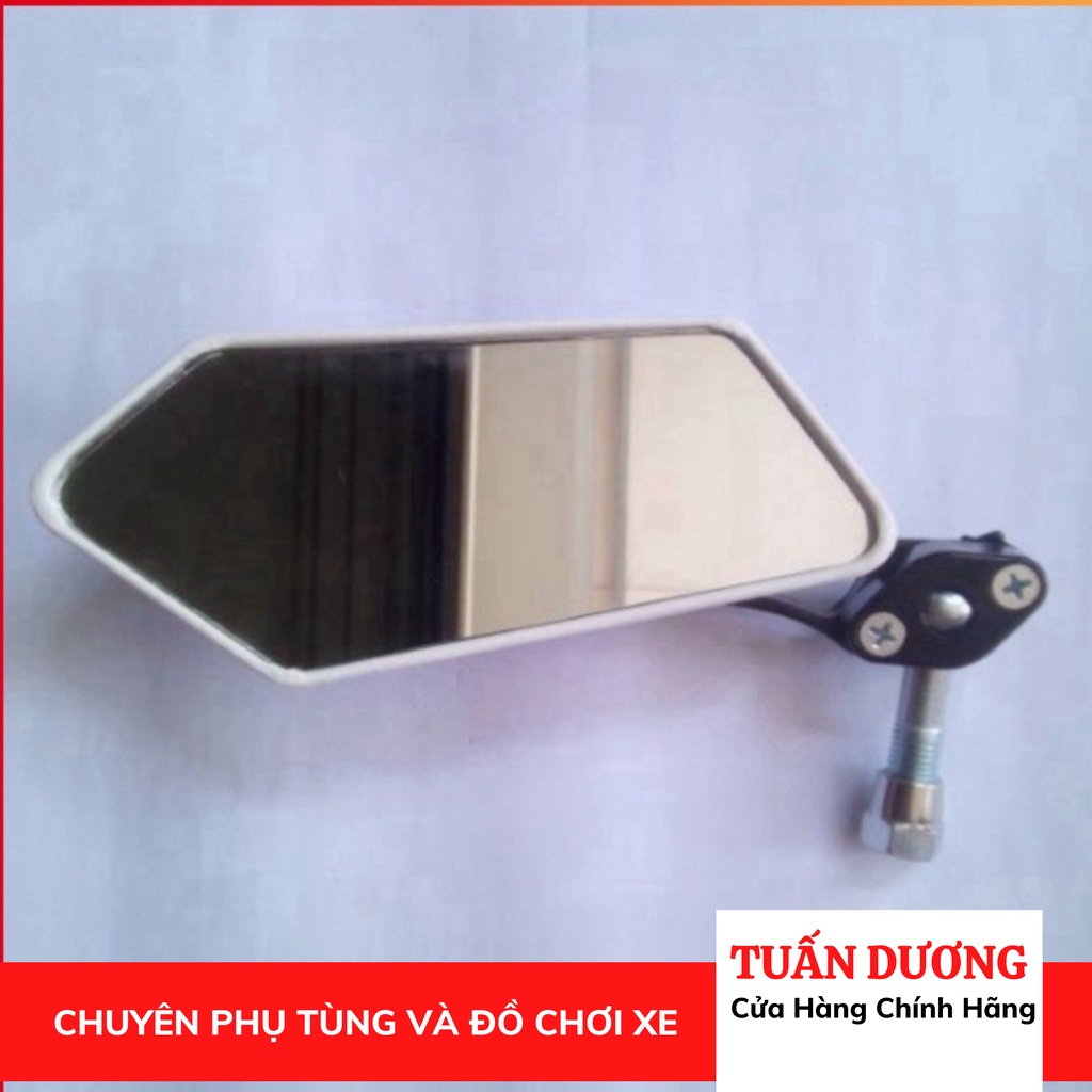 Gương chiếu hậu xe máy 5 cạnh DREAM WAVE anpha và nhiều dòng xe khác lắp chung