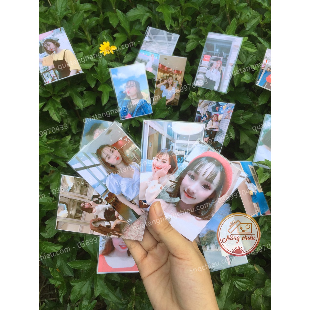 Combo 100 tấm ảnh in ép plastic 2 mặt tràn viền - size 6x9cm - in theo yêu cầu