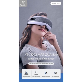 Máy Massage Mắt Azaki E191 Plus Hàng Chính Hãng [ĐIỀU TRỊ ĐAU MỎI, QUẦNG THÂM MẮT]