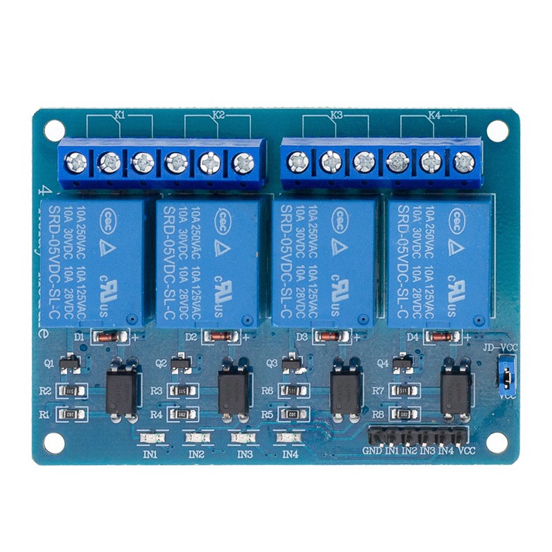Mô Đun Rơ Le 1 2 4 8 Kênh 5V Chuyên Dụng Mô Đun Rơ Le 1 2 4 8 Chiều Cho ARDUINO