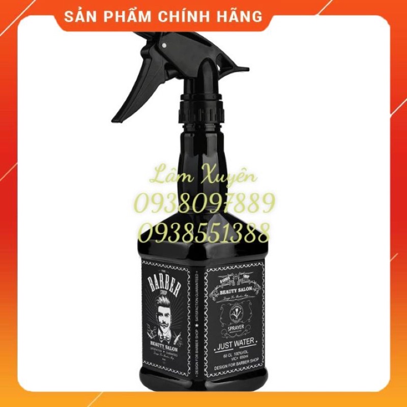 ⚡FREESHIP⚡ Bình xịt nước cắt tóc mẫu Baber mini cầm tay, nhựa cao cấp dạng vòi phun sương nhỏ thích hợp cả nam nữ