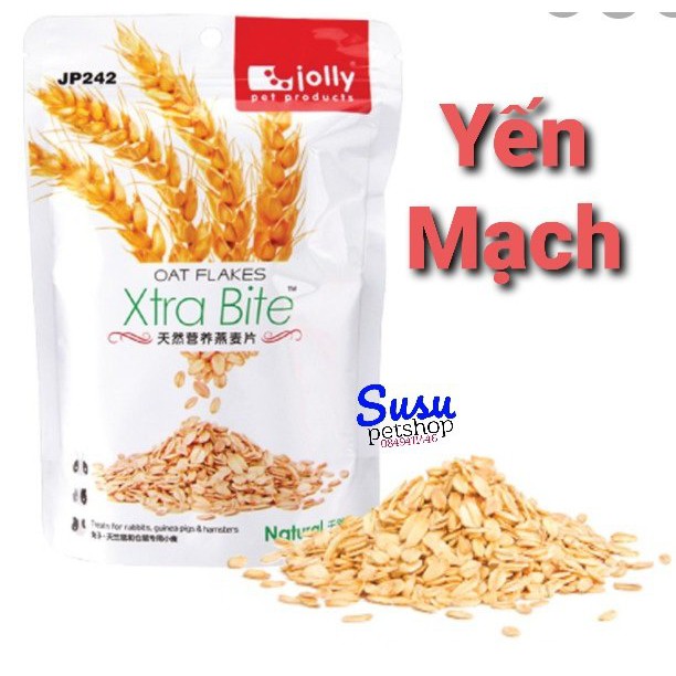 Yến mạch cho Hamster, Thỏ, Chim, Sóc 200gr -JP242