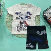 Bộ đồ bé trai chất cotton mịn co giãn 4 chiều