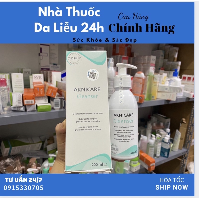 Sữa rửa mặt Aknicare cleanser 200ml