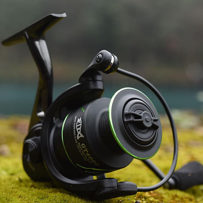 Máy Câu Cá Bằng Kim Loại 2000-7000 Màu Đen Và Xanh Lá 18kg