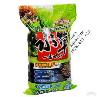 Phân nền Gex xanh 4kg - Luca Aquarium.