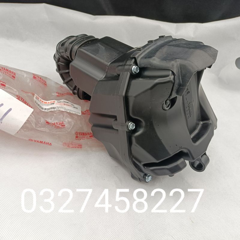 Nguyên hộp pô e, bao tử lọc gió xe ga Luvias zin Yamaha