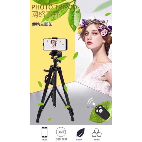 Tripod kèm remot blt Yunteng đỡ điện thoại, máy ảnh chuyên nghiệp | BigBuy360 - bigbuy360.vn