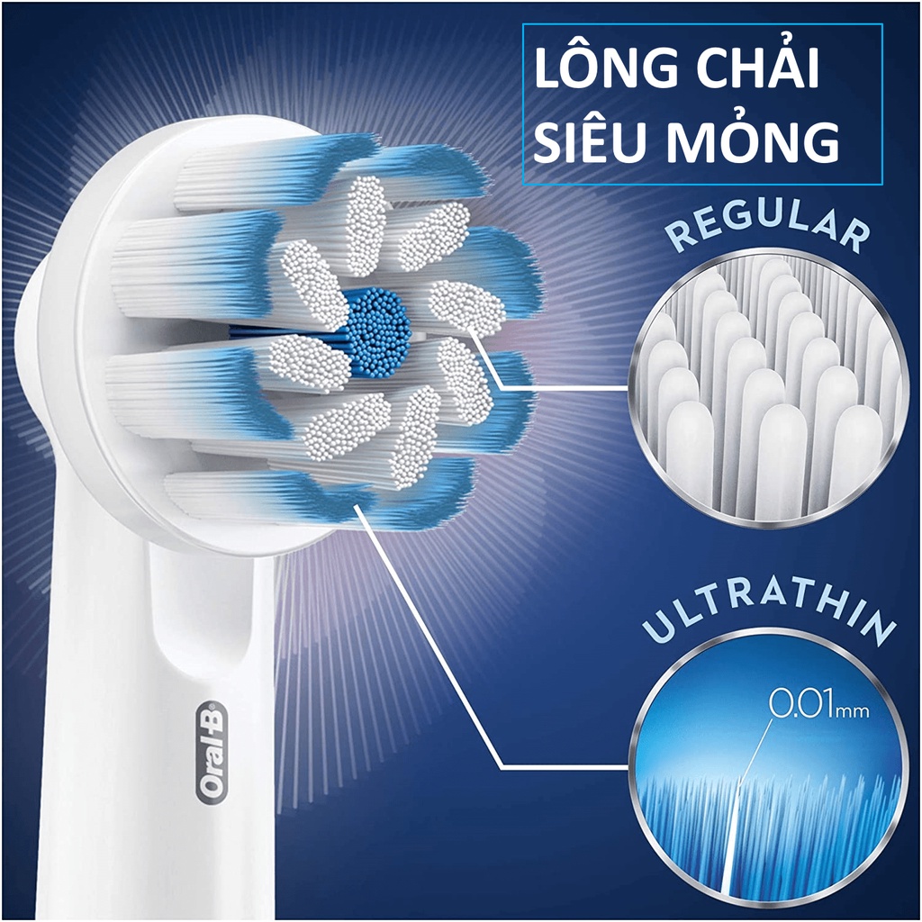 [Mới Về] Bàn Chải Điện Trẻ Em 6+ Tuổi Oral-B Pro 3 Junior Kids - 3 Chế Độ, Cảm Biến Lực 360°, Bàn Chải Điện Cho Bé OralB