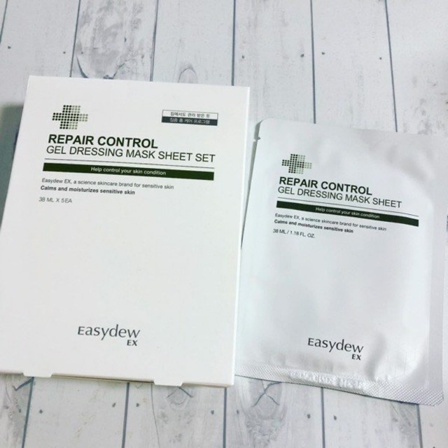 Mặt nạ làm mát &amp; dưỡng ẩm tức thì Easydew EX Repair Control Gel Dressing Mask ( 1 Miếng )