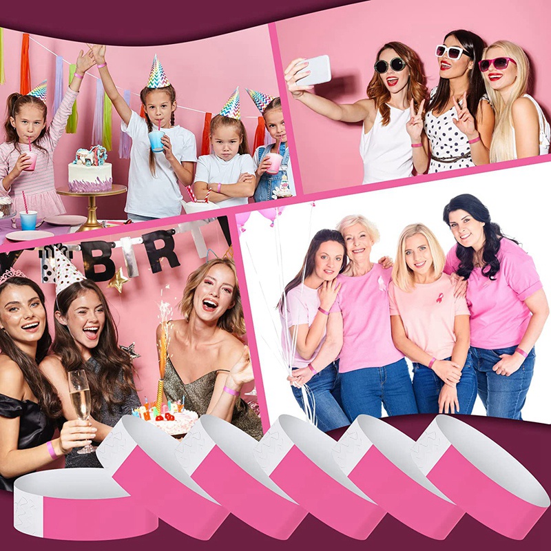 Gói 600 Vòng Tay Giấy Nhiều Màu Sắc Không Thấm Nước