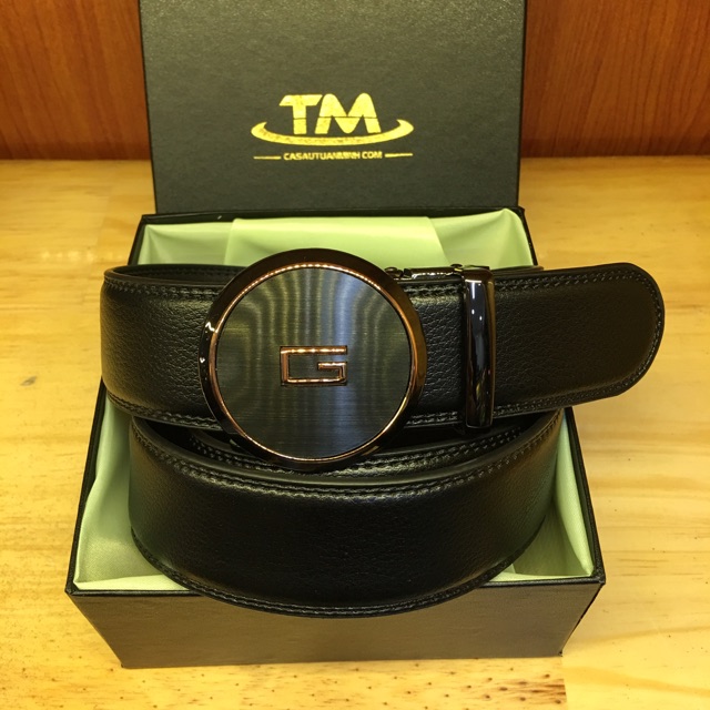 Thắt Lưng Nam Da Thật Mặt Tròn Cá Tính TM11 ĐẸP SIÊU BỀN | BigBuy360 - bigbuy360.vn