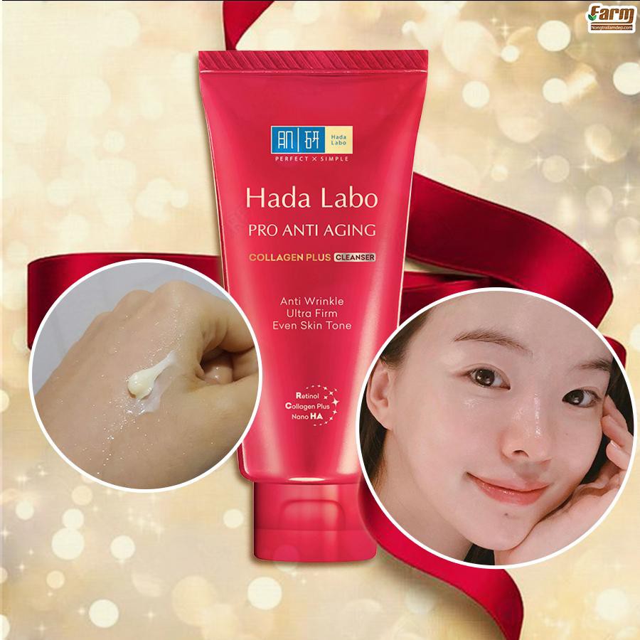 Kem Rửa Mặt Chuyên Biệt Hada Labo Pro Anti Aging 80g