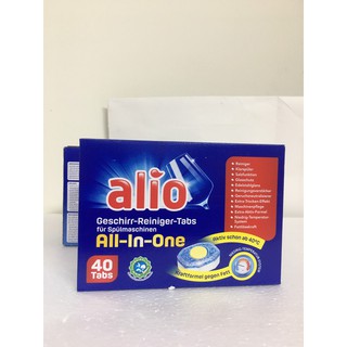 80 VIÊN ALIO ( COMBO 2 HỘP ) CHUYÊN DÙNG CHO MÁY RỬA CHÉN BÁT ( Tích hợp 14 chức năng)