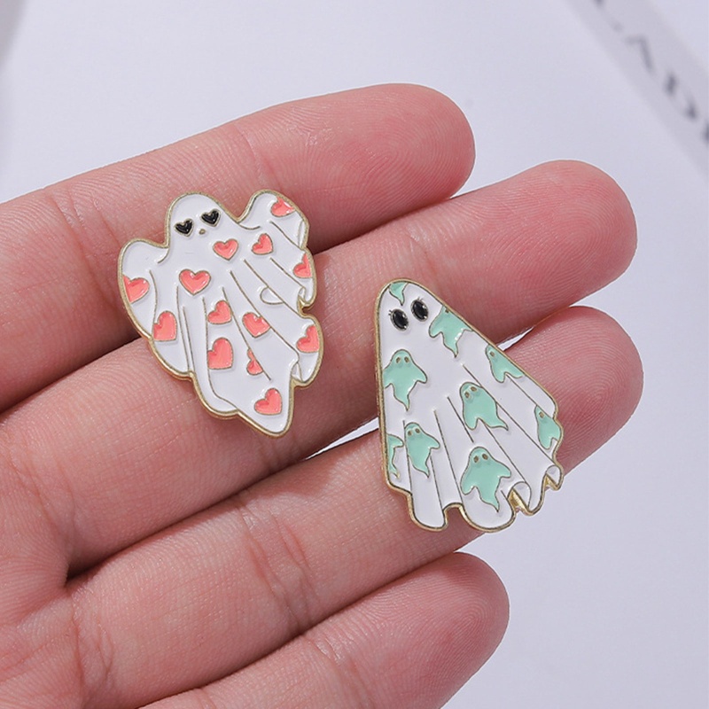 Ghim Cài Áo Hình Ma Hoạt Hình Vui Nhộn Cho Bé