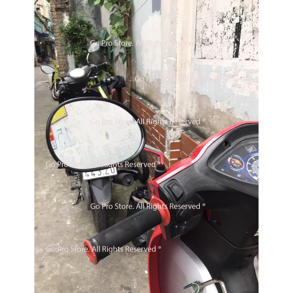 Kính Chiếu Hậu Kiểu WAVE Chân 10 Ly (12.8cm x 21cm)