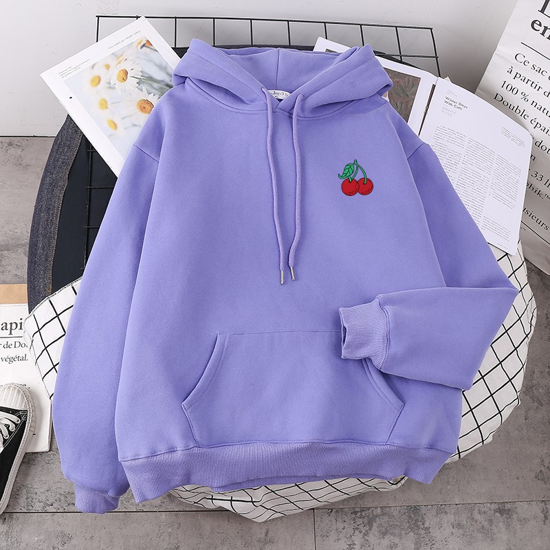 Áo hoodie logo quả Cherry HARI1120