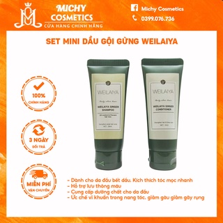 Set mini dầu gội gừng WEILAIYA