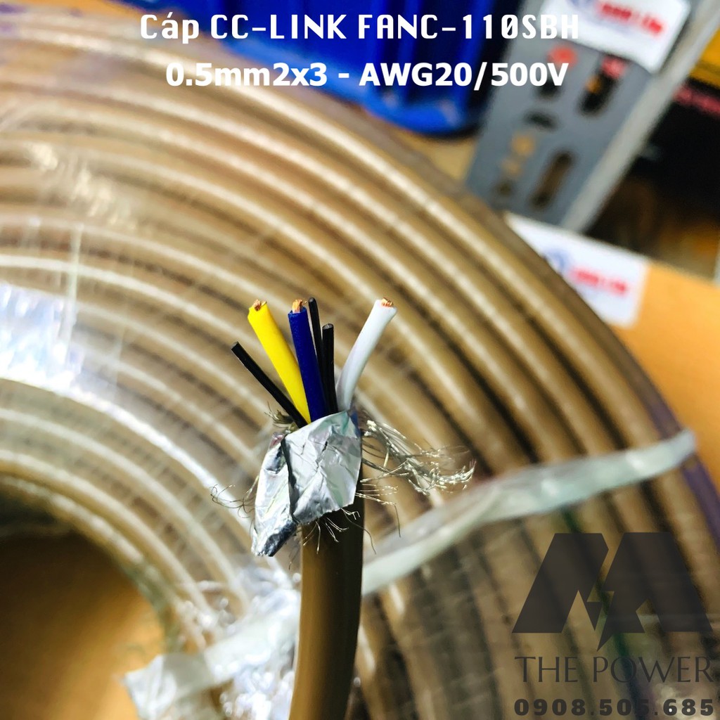 10M Cáp CC-Link FANC-110SBH 0.5mm2 x 3 - AWG 20/500V
