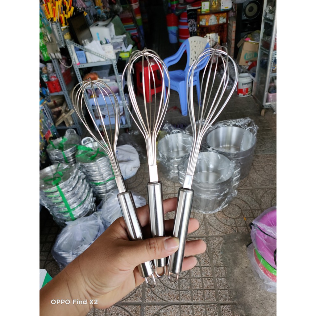 Cây đánh trứng inox