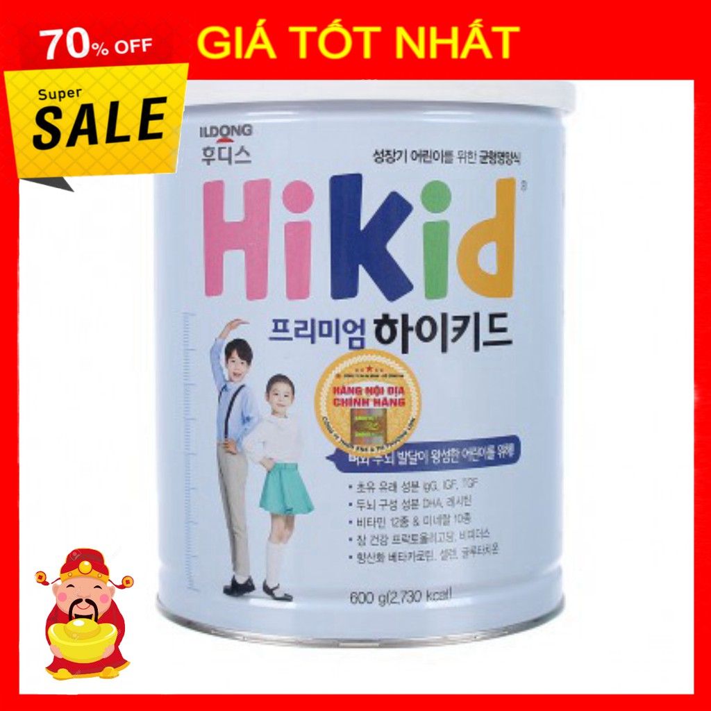 [ GIÁ TỐT NHẤT ]  Sữa Hikid bò, dê tăng chiều cao đủ vị 600-700g Date mới 💟💟 FREESHIP 💟💟 giúp bé tăng chiều cao, phá