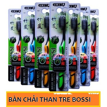 [New] Bàn Chải Đánh Răng Bossi Sợi Lông Mềm Mịn Công Nghệ Than Hoạt Tính [Lẻ 1 cái ]