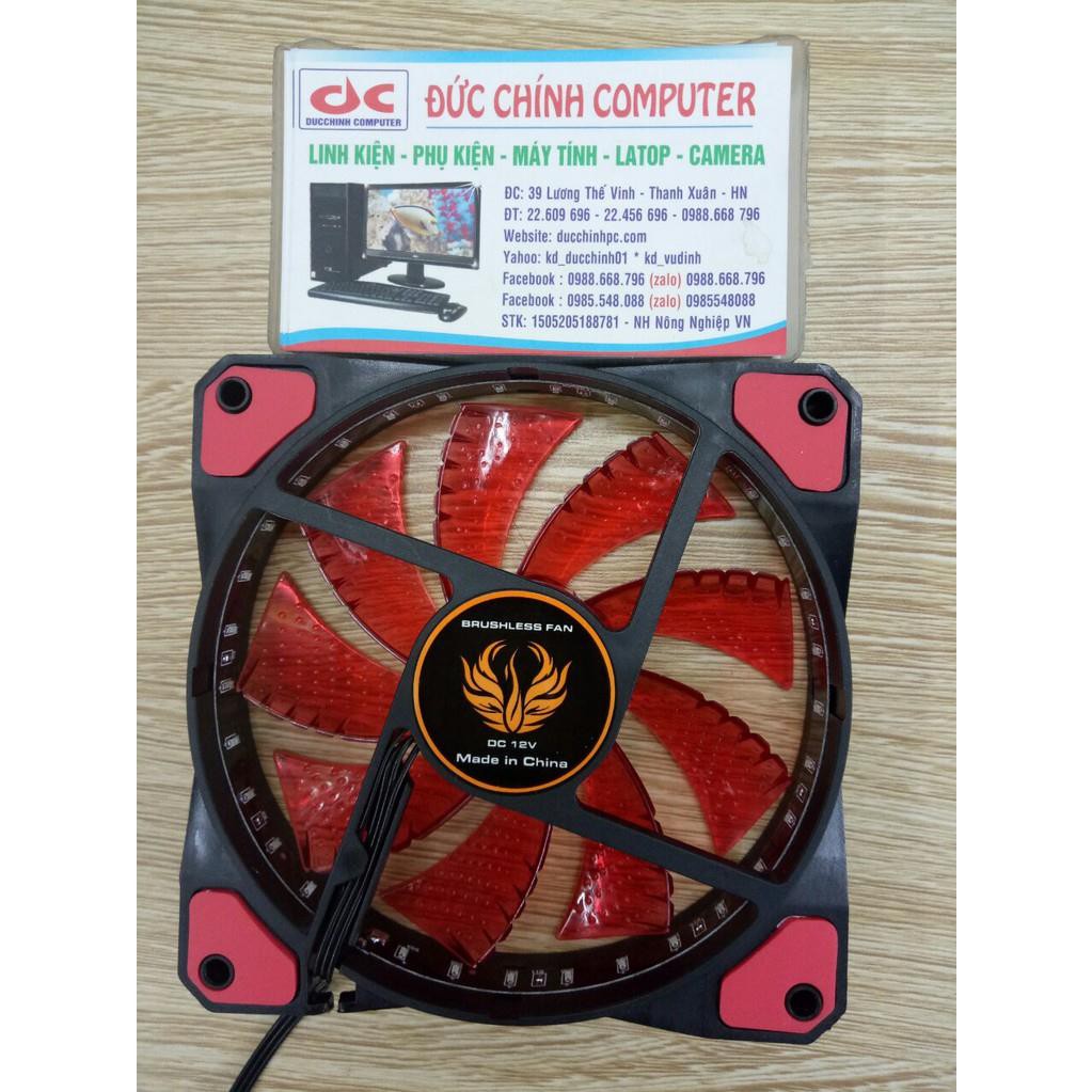 Fan hông Case 12*12cm 33 Led Red