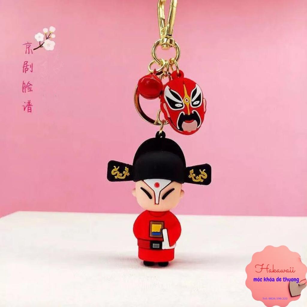 Móc khóa anime hát bội cổ trang Trung Hoa hot trend 2021, dùng làm móc khóa ô tô