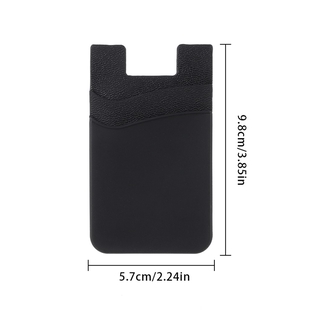 HZLING Ví điện thoại di động Phụ kiện điện thoại di động Silicone Nhãn dán bỏ túi dính đa năng