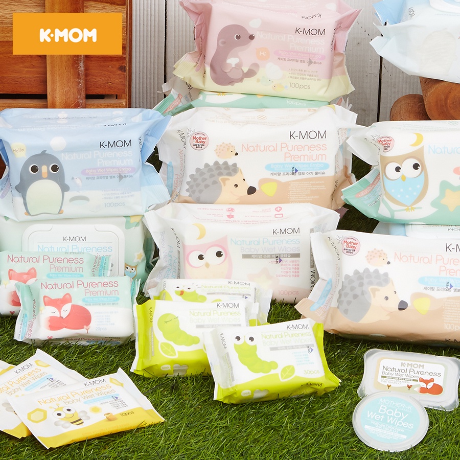 Khăn ướt cao cấp K-Mom Hàn Quốc