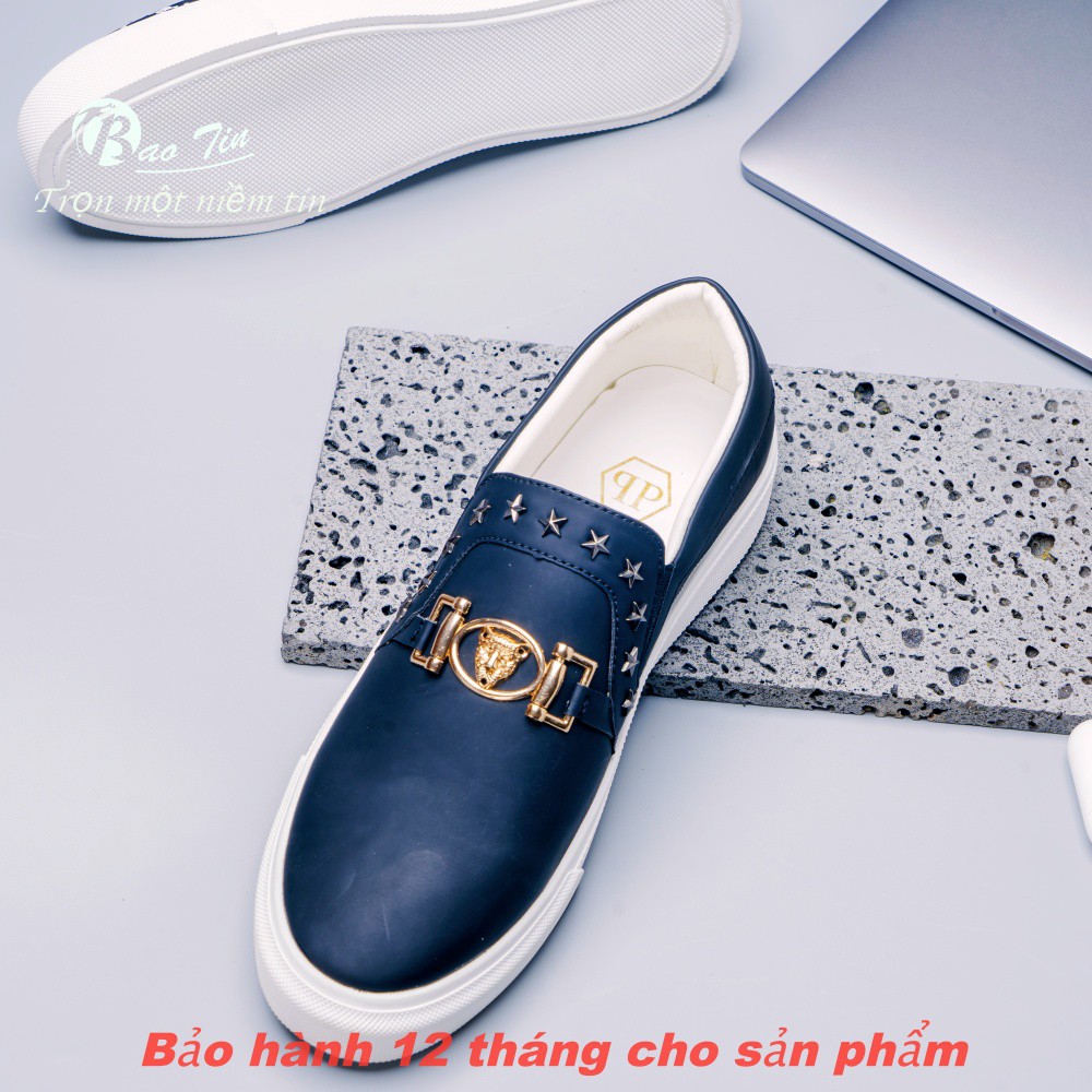 Giày lười Versacc  2021 Bảo Tín , Giày Slip-On nam thời trang, cá tính 3 mẫu độc đáo"full box" có quà tặng kèm. | BigBuy360 - bigbuy360.vn