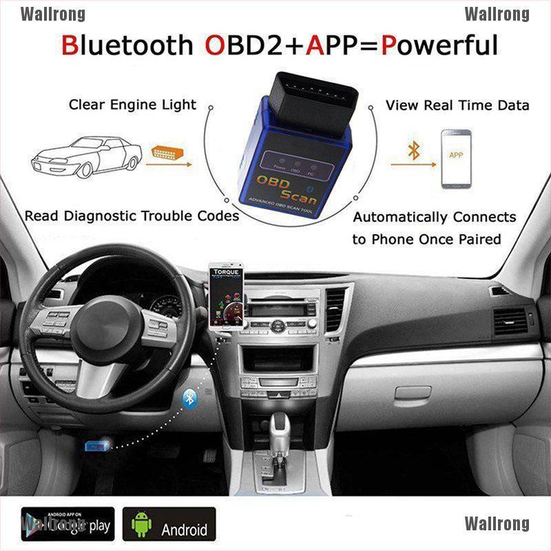 Thiết bị chẩn đoán lỗi ELM327 OBD2 OBDII Bluetooth dành cho Android/ nhiều thiết bị khác